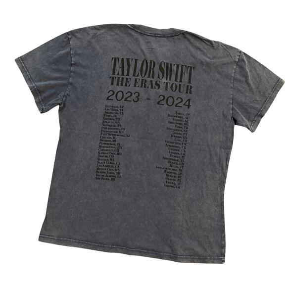 TAYLOR SWIFT The Eras Tour T-Shirt sz XL Mineral Wash Gray Tee NEW RARE MERCH - Picture 5 of 6